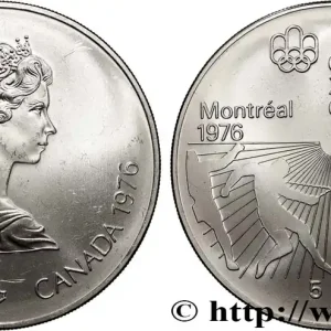 Commander Maintenant CANADA 5 Dollars JO Montréal 1976 escrime 1976 fwo_832180 Monde