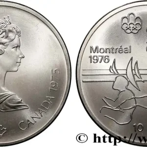 Prix Cassé CANADA 10 Dollars JO Montréal 1976 voile 1975 fwo_832197 Monde