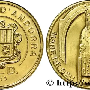 ANDORRE (PRINCIPAUTÉ) 1 Diner blason / Notre Dame de Meritxell, patronne d'Andorre 2013 fwo_834627 Monde Nouveauté