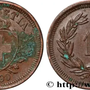 SUISSE 1 Centime (Rappen) 1890 Berne fwo_836048 Monde Promotion Saisonnière