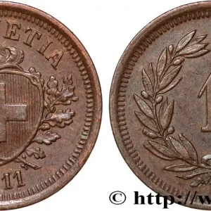 SUISSE 1 Centime (Rappen) Croix Suisse 1911 Berne fwo_836165 Monde Commander Vite