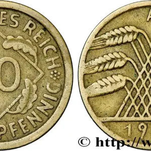 Premium ALLEMAGNE 10 Rentenpfennig gerbe de blé 1924 Berlin fwo_836986 Monde