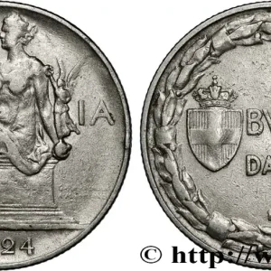 ITALIE 1 Lire (Buono da L.1) Italie assise 1924 Rome - R fwo_853350 Monde Satisfait Ou Remboursé