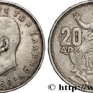 Top Vente GRÈCE 20 Drachmes Paul Ier 1960 fwo_854147 Monde