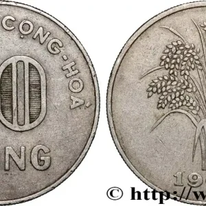 Top Qualité VIET NAM SUD 10 Dong “Viêt-Nam Cong Hòa” (République du Viet Nam) / épis de riz 1964 fwo_854150 Monde