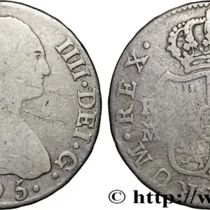 Achetez Aujourd’hui ESPAGNE 2 Reales Charles IV 1795 Madrid fwo_856545 Monde