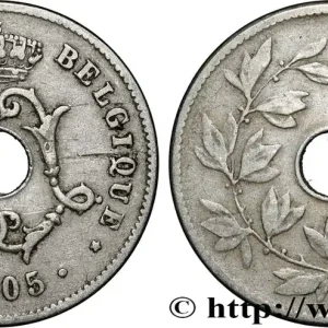 BELGIQUE 10 Centimes 1905 fwo_858265 Monde Prix Réduit