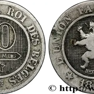 BELGIQUE 10 Centimes Léopold Ier 1862 fwo_858743 Monde Pas Cher