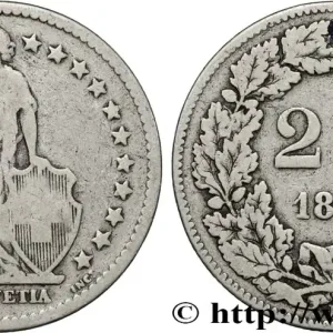 Offre Du Jour SUISSE 2 Francs Helvetia 1874 Berne fwo_865693 Monde