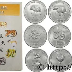 SOMALIE Série 10 Shillings x 12 horoscope chinois 2000 fwo_868299 Monde En Vogue