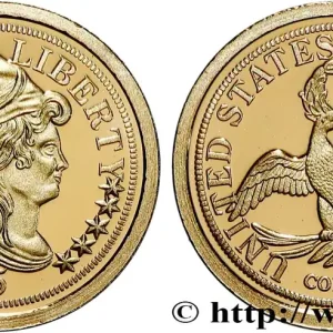 Meilleure Qualité ÉTATS-UNIS D'AMÉRIQUE Réplique miniature en or (1795) fwo_868389 Monde