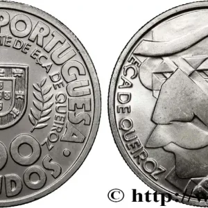 Quantité Limitée PORTUGAL 500 Escudos 100e anniversaire de la mort de l’écrivain Eça de Queiróz 2000 fwo_869003 Monde