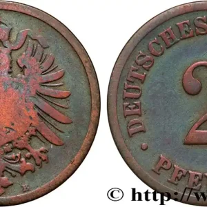 ALLEMAGNE 2 Pfennig aigle impérial 1873 Hanovre fwo_870179 Monde Meilleure Vente