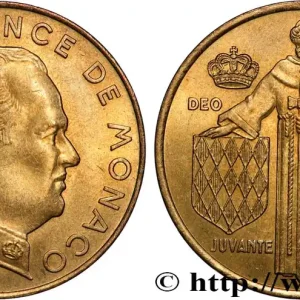 MONACO 20 Centimes Rainier III 1977 Paris fwo_870313 Monde Meilleur Choix