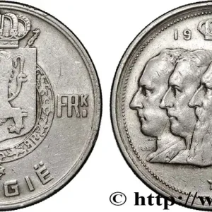 Gros Lot BELGIQUE 100 Franken (Francs) Quatre rois de Belgique, légende flamande 1951 fwo_879891 Monde