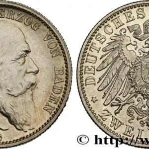ALLEMAGNE - BADE 2 Mark Frédéric 1902 Karlsruhe fwo_880775 Monde Pas Cher