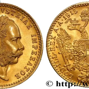 Garantie Incluse OR, PALLADIUM ET PLATINE INVESTISSEMENT 1 Ducat refrappe moderne François-Joseph Ier 1915 fwo_881582 Monde