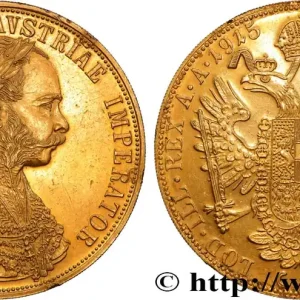 Prix Promo OR, PALLADIUM ET PLATINE INVESTISSEMENT 4 Ducats, refrappe moderne François Joseph 1915 fwo_881740 Monde