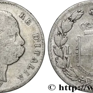 Expédition Rapide ITALIE 1 Lire Humbert Ier 1887 Milan fwo_882534 Monde