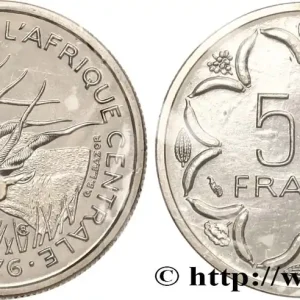 ÉTATS DE L'AFRIQUE CENTRALE Essai de 50 Francs antilopes lettre ‘C’ Congo 1976 Paris fwo_883941 Monde Livraison Gratuite