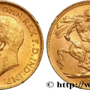 Produit De Marque OR, PALLADIUM ET PLATINE INVESTISSEMENT 1 Souverain Georges V 1911 Londres fwo_884600 Monde