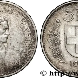 Meilleur Choix SUISSE 5 Francs Berger des Alpes 1932 Berne fwo_884636 Monde