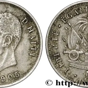 Pas Cher HAÏTI 5 Centimes Président Nord Alexis 1905 Waterbury fwo_884689 Monde
