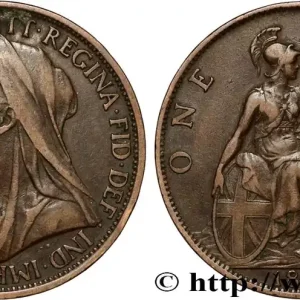 ROYAUME-UNI 1 Penny Victoria “old head” 1896 fwo_884718 Monde Meilleur Choix