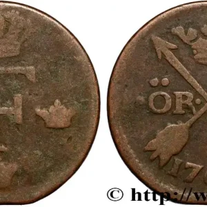 SUÈDE 1 Ore Adolphe Frédéric Ier 1761 fwo_884728 Monde Vente Directe