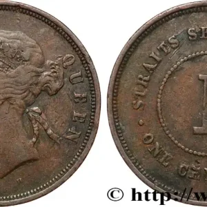 Satisfait Ou Remboursé MALAISIE - ÉTABLISSEMENTS DES DÉTROITS 1 Cent Straits Settlements Victoria 1872 Heaton fwo_884808 Monde