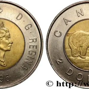 CANADA 2 Dollars Elisabeth II / ours polaires 1996 fwo_884810 Monde Soldes