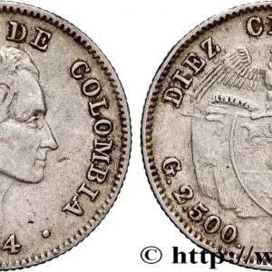 Achetez Aujourd’hui COLOMBIE 10 Centavos Simon Bolivar 1934 Bogota fwo_882497 Monde
