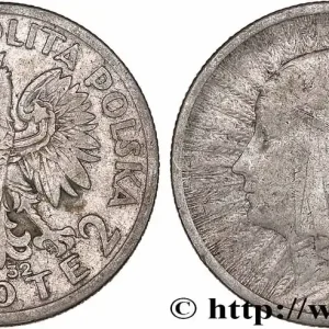 POLOGNE 2 Zlote Reine Jadwiga 1932 Varsovie fwo_777673 Monde Jusqu’à Épuisement Des Stocks