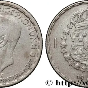 En Vogue SUÈDE 1 Krona Gustave V 1948 fwo_828336 Monde