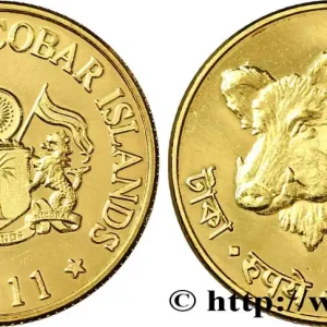 ÎLES ANDAMAN ET NICOBAR 5 Rupee sanglier 2011 fwo_842891 Monde Livraison Express