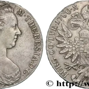 Pas Cher AUTRICHE 1 Thaler (REFRAPPE) Marie-Thérèse 1780 Vienne fwo_848099 Monde