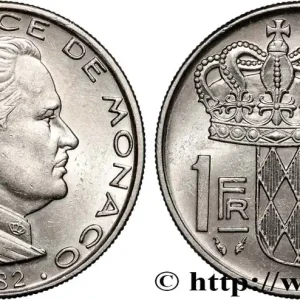 Pas Cher MONACO 1 Franc Rainier III 1982 Paris fwo_849067 Monde