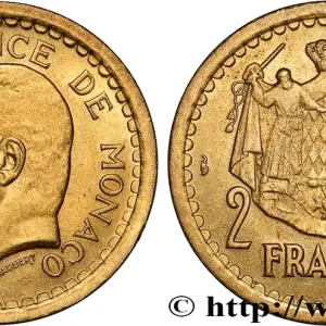 MONACO 2 Francs Louis II (1943) Paris fwo_849077 Monde Quantité Limitée