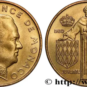 Top Qualité MONACO 10 Centimes Rainier III 1975 Paris fwo_870330 Monde