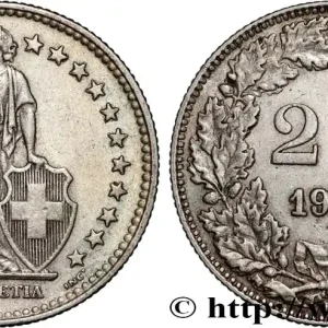 SUISSE 2 Francs Helvetia 1936 Berne fwo_878142 Monde Meilleure Vente