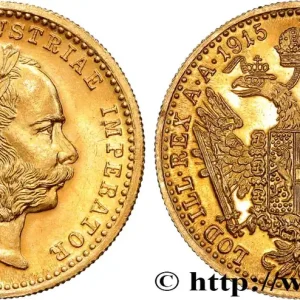 Prix Promo OR, PALLADIUM ET PLATINE INVESTISSEMENT 1 Ducat refrappe moderne François-Joseph Ier 1915 fwo_881744 Monde