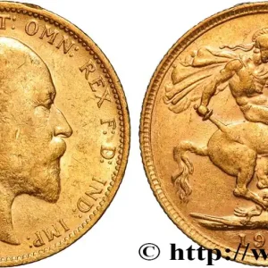 OR, PALLADIUM ET PLATINE INVESTISSEMENT 1 Souverain Edouard VII 1905 Sydney fwo_884536 Monde Offre Exclusive