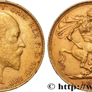 OR, PALLADIUM ET PLATINE INVESTISSEMENT 1 Souverain Edouard VII 1905 Londres fwo_884573 Monde Offre Limitée