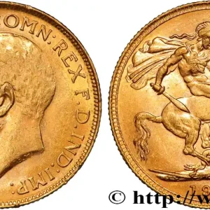 OR, PALLADIUM ET PLATINE INVESTISSEMENT 1 Souverain Georges V 1916 Perth fwo_884608 Monde Livraison Gratuite