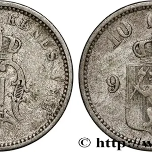 Vente Directe NORVÈGE 10 Ore Oscar II 1903 fwo_884850 Monde