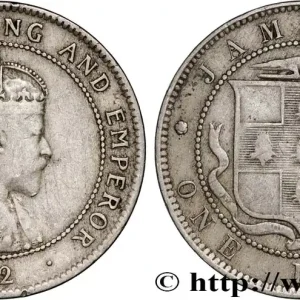 JAMAÏQUE 1 Penny Édouard VII 1902 fwo_885807 Monde Retour Gratuit