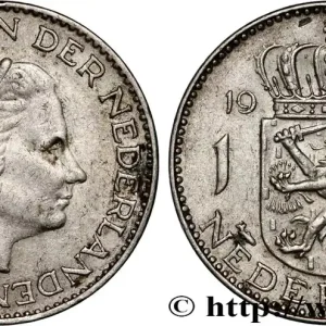 PAYS-BAS 1 Gulden Juliana 1955 Utrecht fwo_885809 Monde Produit De Marque