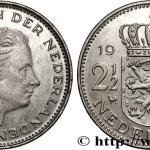 Premium PAYS-BAS 2 1/2 Gulden Juliana 1980 fwo_885810 Monde