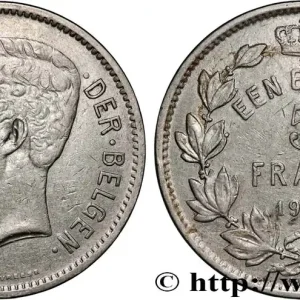 Livraison Gratuite BELGIQUE 5 Frank - 1 Belga Albert Ier légende Flamande 1931 fwo_885819 Monde