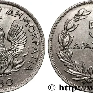 GRÈCE 5 Drachmes Phénix 1930 fwo_885826 Monde Retour Gratuit